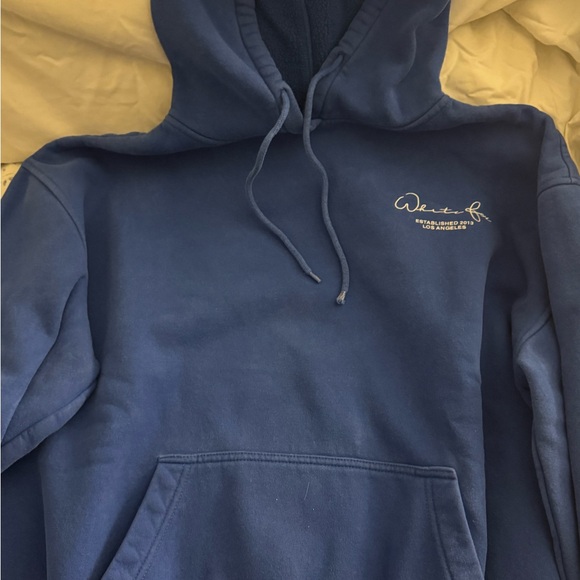 White Fox Royal Blue Sweatshirt with Embroidered Logo - Picture 3 of 5